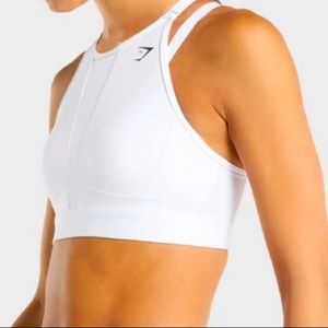 GYMSHARK Mesh Neckline Training Support Bra